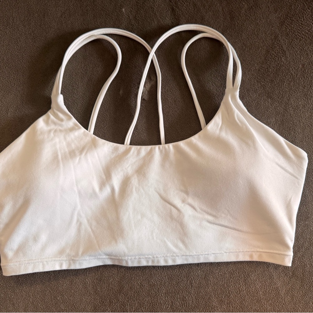 Youngla White Women's sports bra
